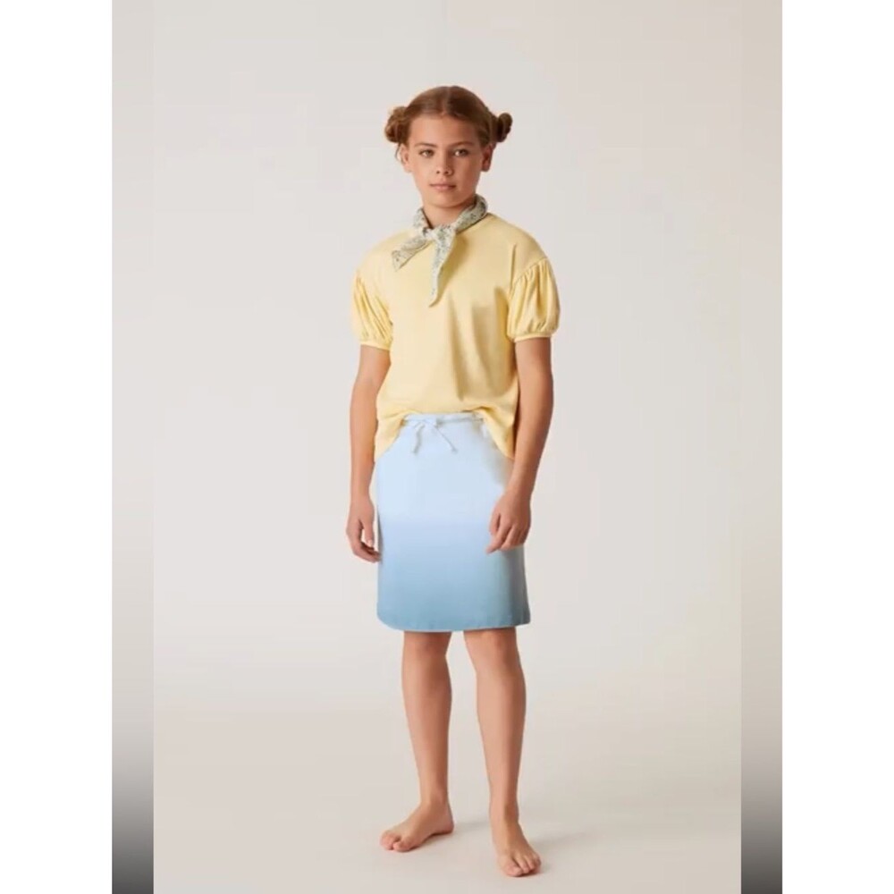 THE SUNDAY COLLECTIVE skansen top in yellow organic cotton NWT